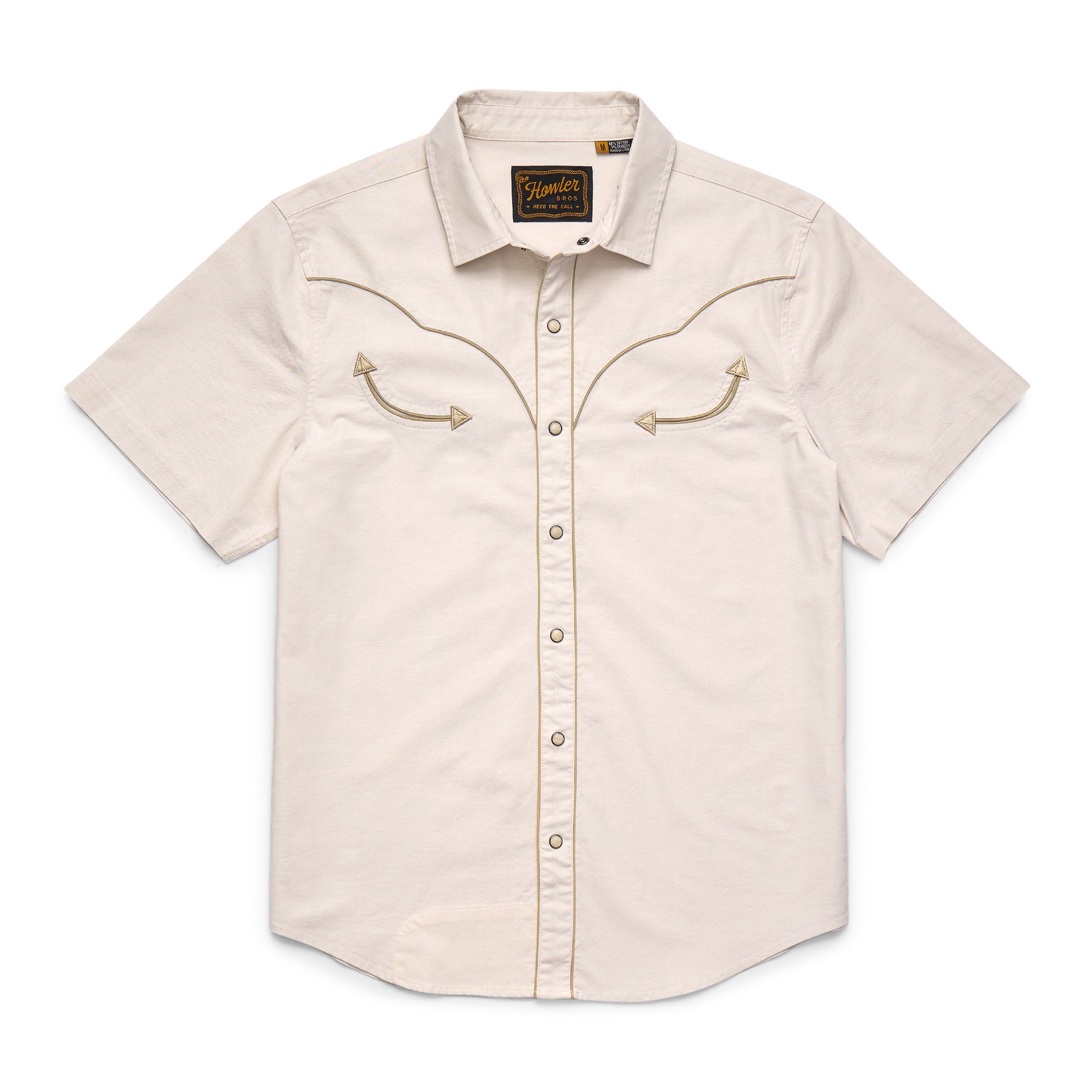 Broncbuster Snapshirt- Sand
